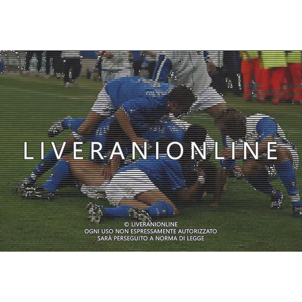 Milano 06/09/2003 Italia-Galles Nella foto: Esultanza dell\'Italia Ph Gianni Nucci/Aldo Liverani