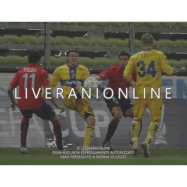 PARMA -OSASUNA COPPA UEFA 14/12/2006 NELLA FOTO dedic, valdo, savi e soldado FOTO LUZZANI-ALDO LIVERANI