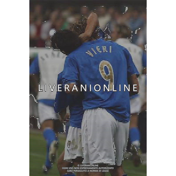 Milano 06/09/2003 Italia-Galles Nella foto: Inzaghi Filippo e Vieri Christian Ph Gianni Nucci/Aldo Liverani