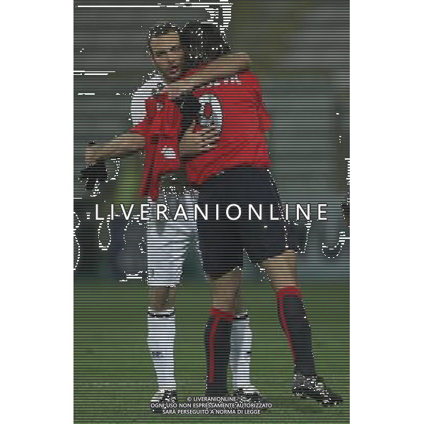 Parma 14-12-2006 Coppa UEFA 2006/07 Parma - Osasuna 0-3 nella foto milosevic e de lucia ph marco luzzani/ag. aldo liverani s.a.s.