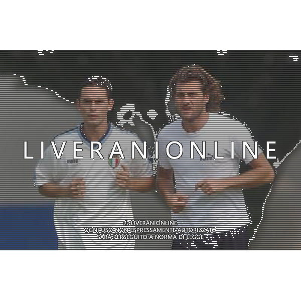 APPIANO GENTILE (CO) 07/06/2003 ALLENAMENTO NAZIONALE ITALIANA CALCIO nella foto FILIPPO INZAGHI E VIERI CHRISTIAN* foto Marco Luzzani/Agenzia Aldo LiverNI