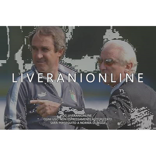 APPIANO GENTILE (CO) 07/06/2003 ALLENAMENTO NAZIONALE ITALIANA CALCIO nella foto TRAPATTONI GIOVANNI E GHEDIN* foto Marco Luzzani/Agenzia Aldo Liverani