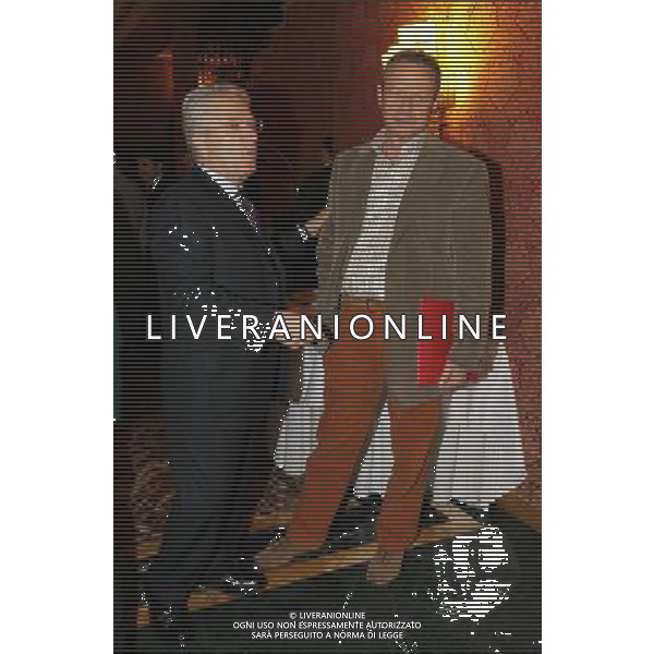 Milano 18 dicembre 2006 Hotel Principe di Savoia Assemblea Lega Calcio e premiazioni trofei 2005/2006 nella foto: matarrese antonio e zamparini maurizio foto Luzzani / Ag. Aldo Liverani