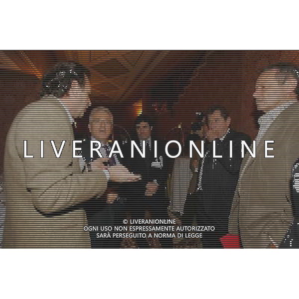 Milano 18 dicembre 2006 Hotel Principe di Savoia Assemblea Lega Calcio e premiazioni trofei 2005/2006 nella foto: cellino matarrese antonio cairo urbano ruggeri ivan zamparini maurizio foto Luzzani / Ag. Aldo Liverani