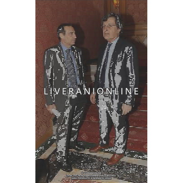 Milano 18 dicembre 2006 Hotel Principe di Savoia Assemblea Lega Calcio e premiazioni trofei 2005/2006 nella foto: paolillo ernesto e cantamessa leandro foto Luzzani / Ag. Aldo Liverani