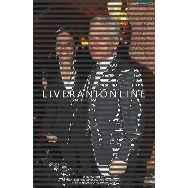 Milano 18 dicembre 2006 Hotel Principe di Savoia Assemblea Lega Calcio e premiazioni trofei 2005/2006 nella foto: matarrese antonio e sensi rosella foto Luzzani / Ag. Aldo Liverani