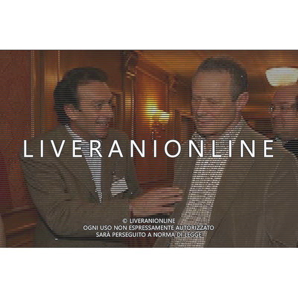 Milano 18 dicembre 2006 Hotel Principe di Savoia Assemblea Lega Calcio e premiazioni trofei 2005/2006 nella foto: zamparini maurizio e cellino massimo foto Luzzani / Ag. Aldo Liverani