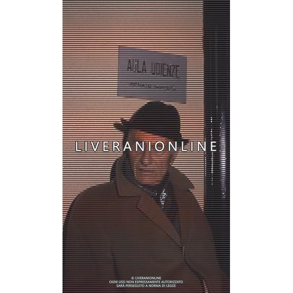 ARCHIVIO GIOVANNI LIVERANI NELLA FOTO INDRO MONTANELLI AGENZIA ALDO LIVERANI
