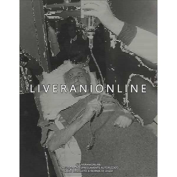 ARCHIVIO GIOVANNI LIVERANI NELLA FOTO INDRO MONTANELLI IN OSPEDALE AGENZIA ALDO LIVERANI
