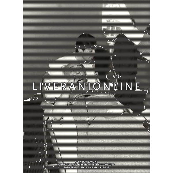 ARCHIVIO GIOVANNI LIVERANI NELLA FOTO INDRO MONTANELLI IN OSPEDALE AGENZIA ALDO LIVERANI