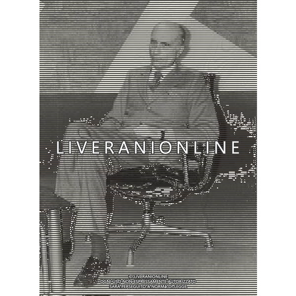 ARCHIVIO GIOVANNI LIVERANI NELLA FOTO INDRO MONTANELLI AGENZIA ALDO LIVERANI