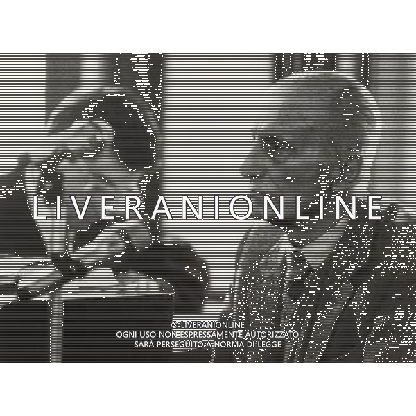 ARCHIVIO GIOVANNI LIVERANI NELLA FOTO INDRO MONTANELLI AGENZIA ALDO LIVERANI