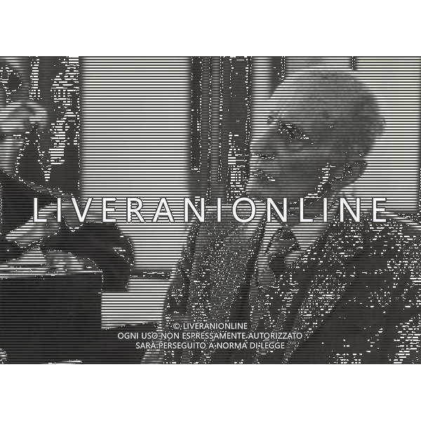 ARCHIVIO GIOVANNI LIVERANI NELLA FOTO INDRO MONTANELLI AGENZIA ALDO LIVERANI