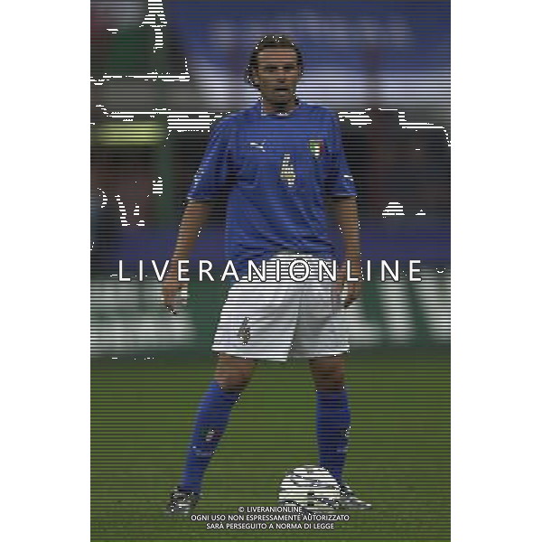 ITALIA-GALLES 06/09/2003 QUALIFICAZIONE EURO 2004 NELLA FOTO ZANETTI CHRISTIAN FOTO STEFANO RACCAMARI-AGENZIA ALDO LIVERANI