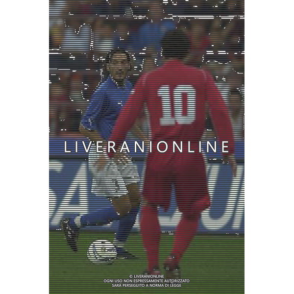 ITALIA-GALLES 06/09/2003 QUALIFICAZIONE EURO 2004 NELLA FOTO ZAMBROTTA GIANLUCA FOTO STEFANO RACCAMARI-AGENZIA ALDO LIVERANI