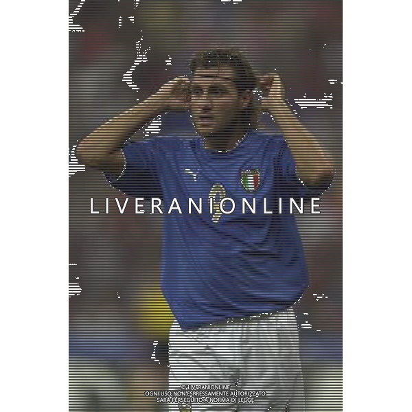 ITALIA-GALLES 06/09/2003 QUALIFICAZIONE EURO 2004 NELLA FOTO VIERI CRISTIAN FOTO STEFANO RACCAMARI-AGENZIA ALDO LIVERANI