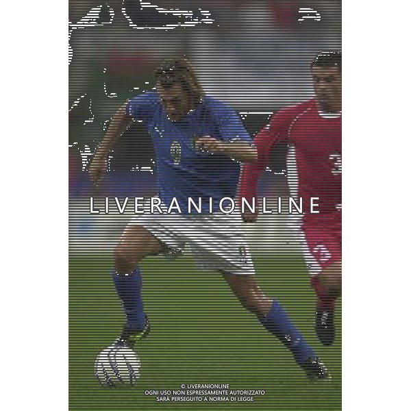 ITALIA-GALLES 06/09/2003 QUALIFICAZIONE EURO 2004 NELLA FOTO VIERI CRISTIAN FOTO STEFANO RACCAMARI-AGENZIA ALDO LIVERANI