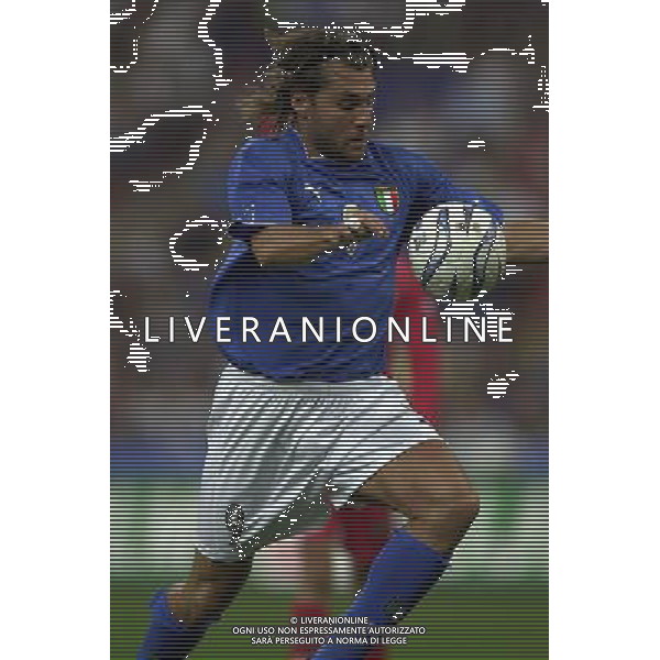 ITALIA-GALLES 06/09/2003 QUALIFICAZIONE EURO 2004 NELLA FOTO VIERI CRISTIAN FOTO STEFANO RACCAMARI-AGENZIA ALDO LIVERANI