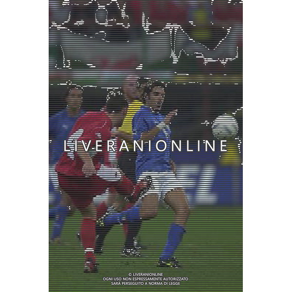 ITALIA-GALLES 06/09/2003 QUALIFICAZIONE EURO 2004 NELLA FOTO PERROTTA SIMONE FOTO STEFANO RACCAMARI-AGENZIA ALDO LIVERANI