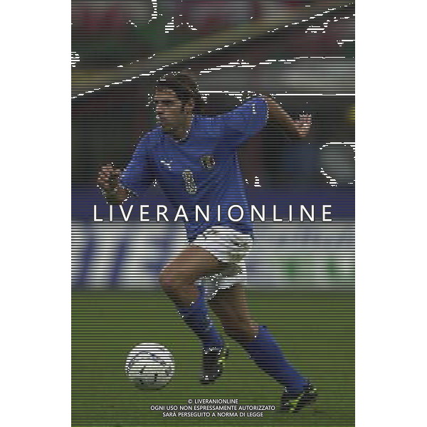 ITALIA-GALLES 06/09/2003 QUALIFICAZIONE EURO 2004 NELLA FOTO PERROTTA SIMONE FOTO STEFANO RACCAMARI-AGENZIA ALDO LIVERANI