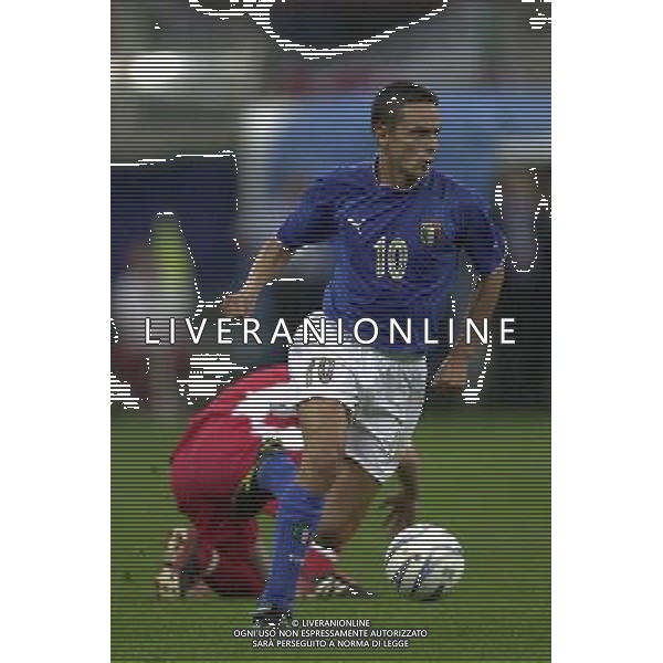 ITALIA-GALLES 06/09/2003 QUALIFICAZIONE EURO 2004 NELLA FOTO FILIPPO INZAGHI FOTO STEFANO RACCAMARI-AGENZIA ALDO LIVERANI