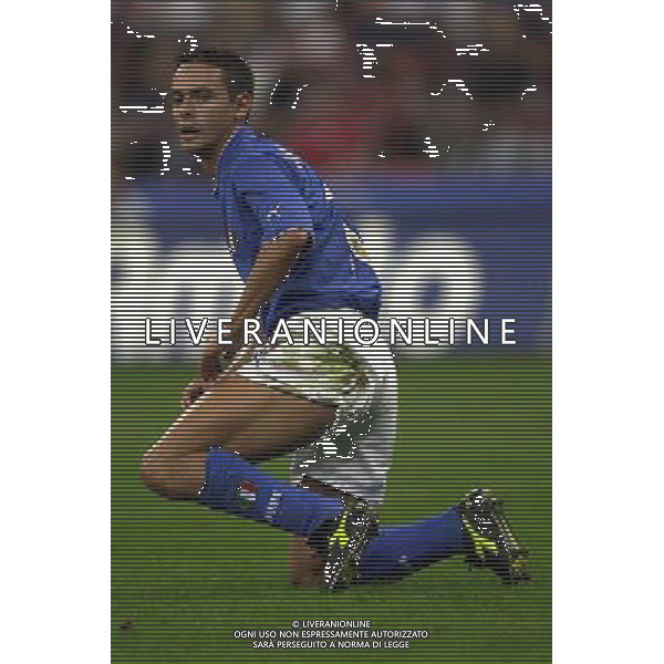 ITALIA-GALLES 06/09/2003 QUALIFICAZIONE EURO 2004 NELLA FOTO FILIPPO INZAGHI FOTO STEFANO RACCAMARI-AGENZIA ALDO LIVERANI