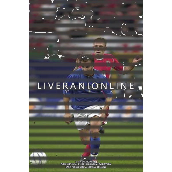 ITALIA-GALLES 06/09/2003 QUALIFICAZIONE EURO 2004 NELLA FOTO DEL PIERO ALESSANDRO FOTO STEFANO RACCAMARI-AGENZIA ALDO LIVERANI