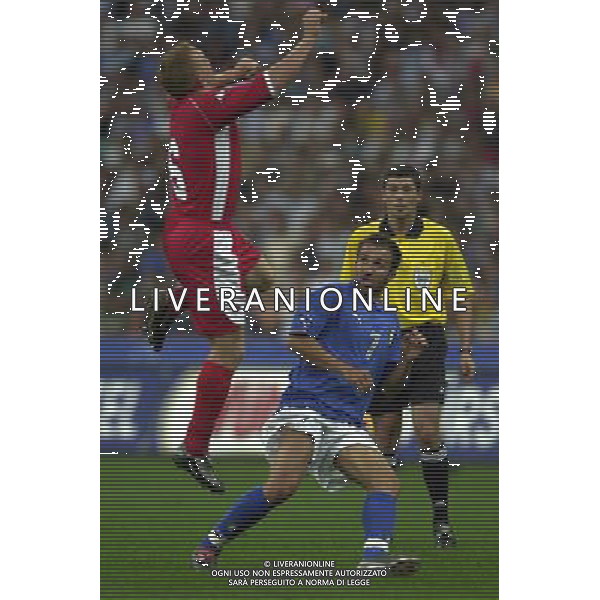 ITALIA-GALLES 06/09/2003 QUALIFICAZIONE EURO 2004 NELLA FOTO DEL PIERO ALESSANDRO FOTO STEFANO RACCAMARI-AGENZIA ALDO LIVERANI