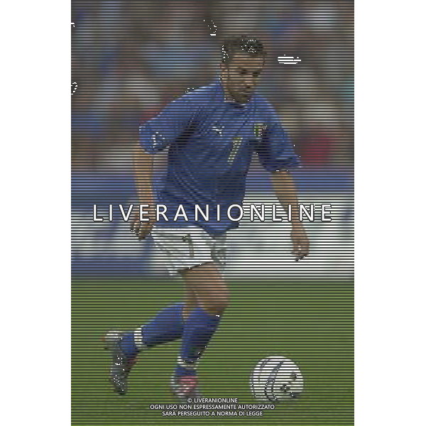 ITALIA-GALLES 06/09/2003 QUALIFICAZIONE EURO 2004 NELLA FOTO DEL PIERO ALESSANDRO FOTO STEFANO RACCAMARI-AGENZIA ALDO LIVERANI