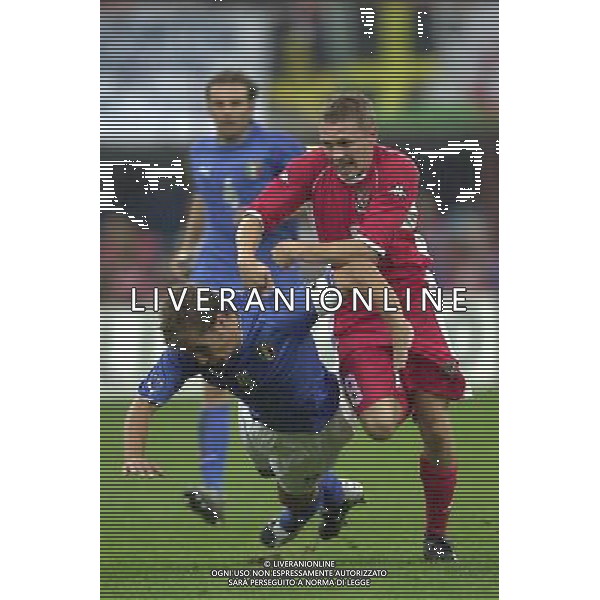 ITALIA-GALLES 06/09/2003 QUALIFICAZIONE EURO 2004 NELLA FOTO FABIO CANNAVARO FOTO STEFANO RACCAMARI-AGENZIA ALDO LIVERANI