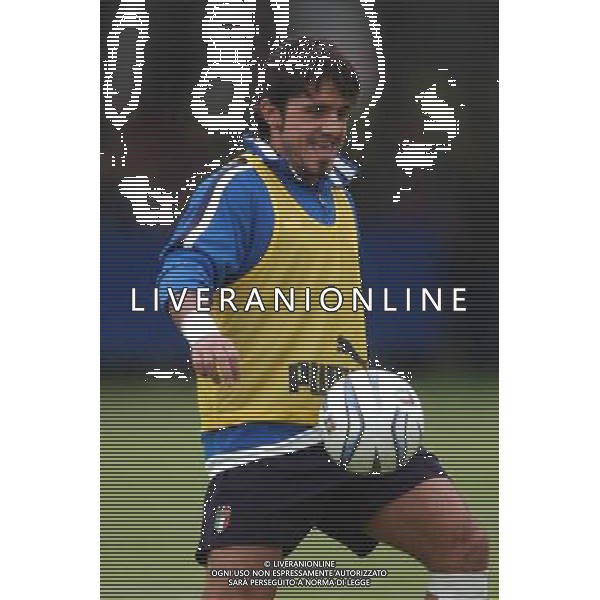 APPIANO GENTILE (CO) 05/09/2003 ALLENAMENTO NAZIONALE ITALIANA CALCIO NELLA FOTO GENNARO GATTUSO* FOTO MARCO LUZZANI/AGENZIA ALDO LIVERANI