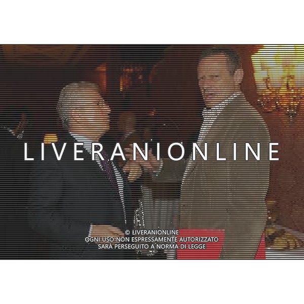 Milano 18/12/2006 consiglio generale lega calcio e premiazione anno sportivo 2005/06 nella foto matarrese antonio e zamparini maurizio ph marco luzzani/ag aldo liverani s.a.s.