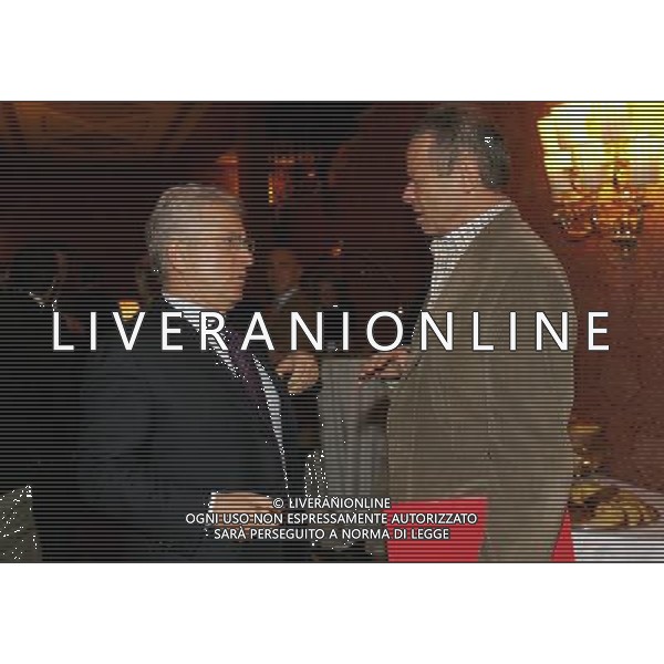 Milano 18/12/2006 consiglio generale lega calcio e premiazione anno sportivo 2005/06 nella foto matarrese antonio e zamparini maurizio ph marco luzzani/ag aldo liverani s.a.s.