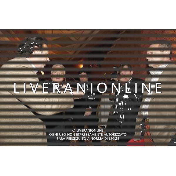 Milano 18/12/2006 consiglio generale lega calcio e premiazione anno sportivo 2005/06 nella foto cellino massimo, matarrese antonio, cairo urbano, ruggeri ivan e zamparini maurizio ph marco luzzani/ag aldo liverani s.a.s.