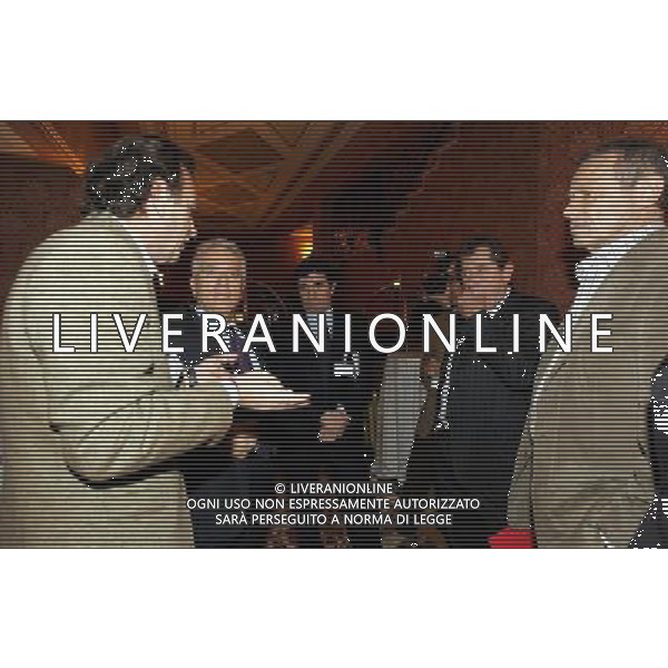 Milano 18/12/2006 consiglio generale lega calcio e premiazione anno sportivo 2005/06 nella foto cellino massimo, matarrese antonio, cairo urbano, ruggeri ivan e zamparini maurizio ph marco luzzani/ag aldo liverani s.a.s.