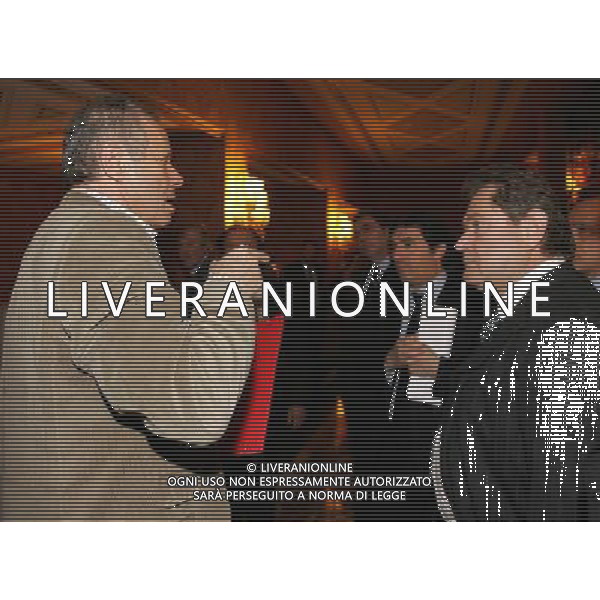 Milano 18/12/2006 consiglio generale lega calcio e premiazione anno sportivo 2005/06 nella foto zamparini maurizio e ruggeri ivan ph marco luzzani/ag aldo liverani s.a.s.