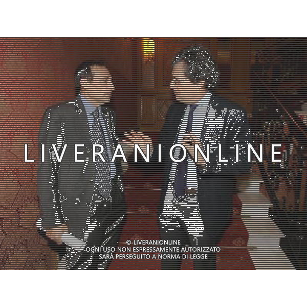 Milano 18/12/2006 consiglio generale lega calcio e premiazione anno sportivo 2005/06 nella foto paolillo ernesto e cantamessa leandro ph marco luzzani/ag aldo liverani s.a.s.