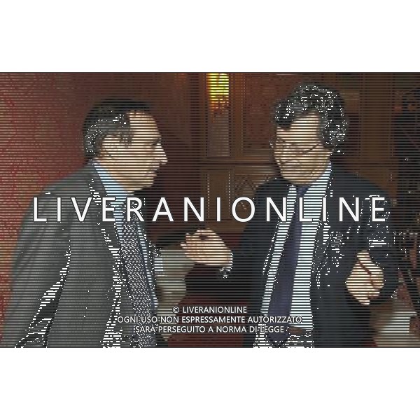 Milano 18/12/2006 consiglio generale lega calcio e premiazione anno sportivo 2005/06 nella foto paolillo ernesto e cantamessa leandro ph marco luzzani/ag aldo liverani s.a.s.