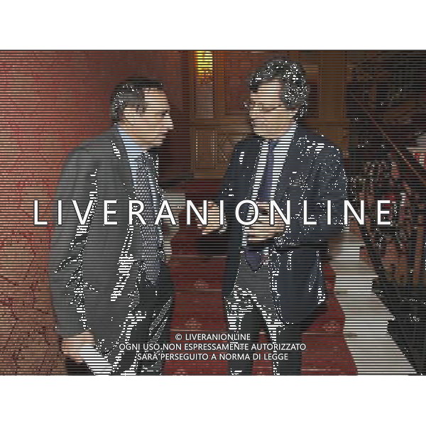 Milano 18/12/2006 consiglio generale lega calcio e premiazione anno sportivo 2005/06 nella foto paolillo ernesto e cantamessa leandro ph marco luzzani/ag aldo liverani s.a.s.