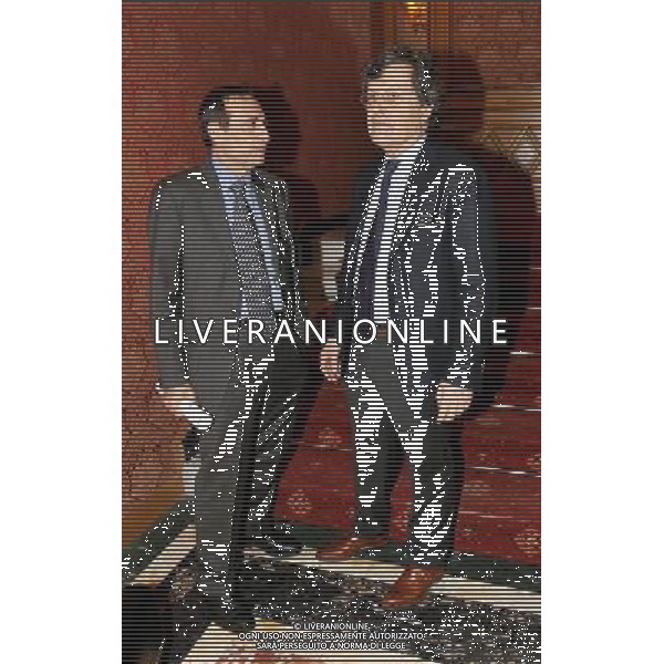 Milano 18/12/2006 consiglio generale lega calcio e premiazione anno sportivo 2005/06 nella foto paolillo ernesto e cantamessa leandro ph marco luzzani/ag aldo liverani s.a.s.