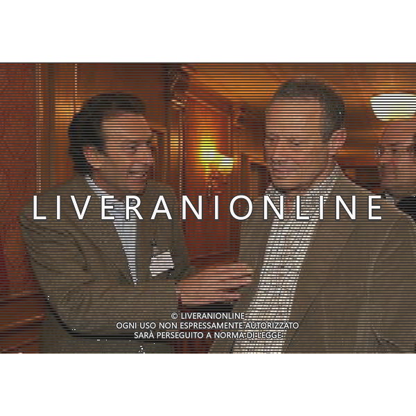 Milano 18/12/2006 consiglio generale lega calcio e premiazione anno sportivo 2005/06 nella foto zamparini maurizio e cellino massimo ph marco luzzani/ag aldo liverani s.a.s.