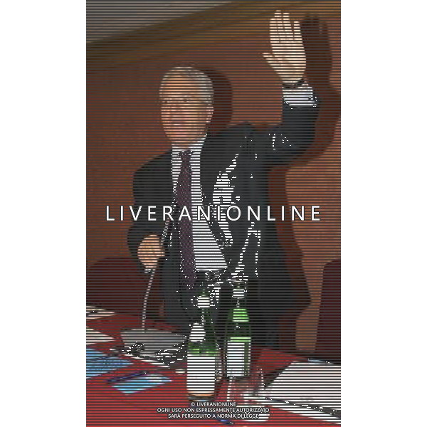 Milano 18/12/2006 consiglio generale lega calcio e premiazione anno sportivo 2005/06 nella foto matarrese antonio ph marco luzzani/ag aldo liverani s.a.s.