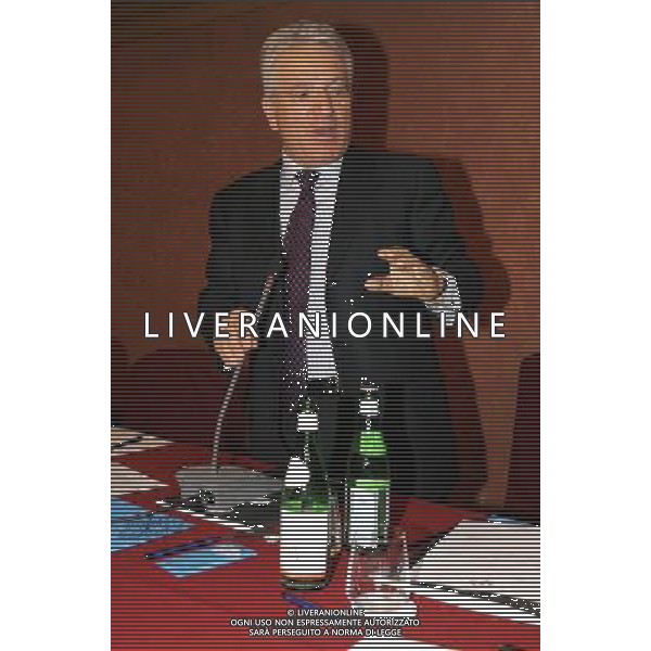 Milano 18/12/2006 consiglio generale lega calcio e premiazione anno sportivo 2005/06 nella foto matarrese antonio ph marco luzzani/ag aldo liverani s.a.s.