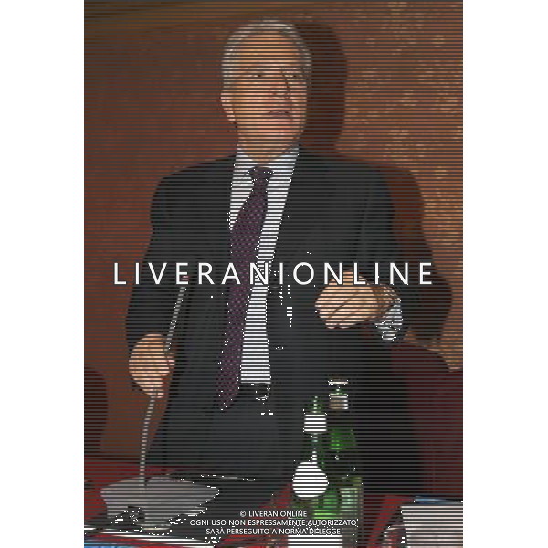 Milano 18/12/2006 consiglio generale lega calcio e premiazione anno sportivo 2005/06 nella foto matarrese antonio ph marco luzzani/ag aldo liverani s.a.s.