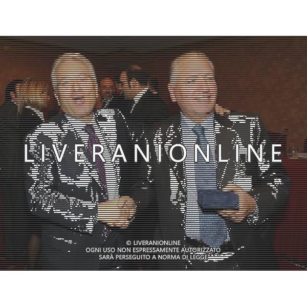 Milano 18/12/2006 consiglio generale lega calcio e premiazione anno sportivo 2005/06 nella foto matarrese antonio e matarrese vincenzo ph marco luzzani/ag aldo liverani s.a.s.