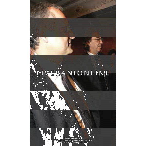 Milano 18/12/2006 consiglio generale lega calcio e premiazione anno sportivo 2005/06 nella foto moratti massimo e lotito claudio ph marco luzzani/ag aldo liverani s.a.s.