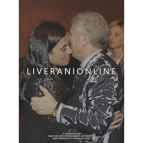 Milano 18/12/2006 consiglio generale lega calcio e premiazione anno sportivo 2005/06 nella foto matarrese antonio e sensi rosella ph marco luzzani/ag aldo liverani s.a.s.