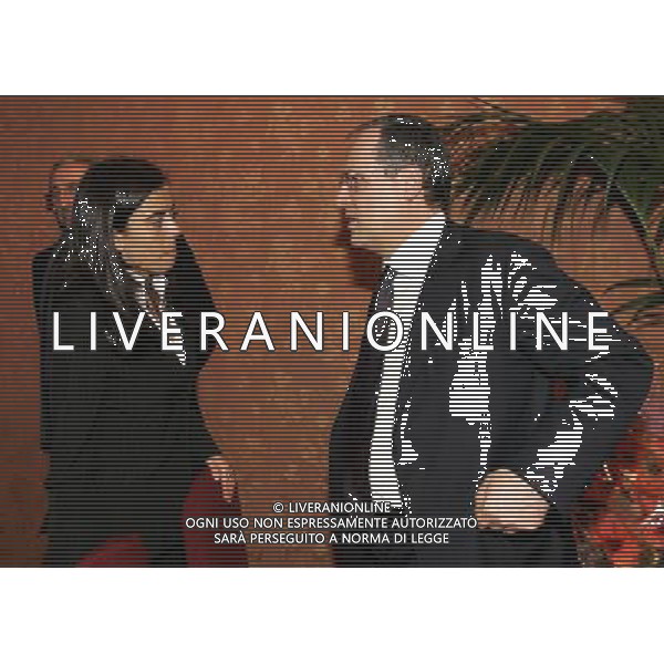 Milano 18/12/2006 consiglio generale lega calcio e premiazione anno sportivo 2005/06 nella foto lotito claudio e sensi rosella ph marco luzzani/ag aldo liverani s.a.s.