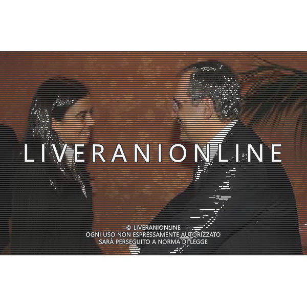 Milano 18/12/2006 consiglio generale lega calcio e premiazione anno sportivo 2005/06 nella foto lotito claudio e sensi rosella ph marco luzzani/ag aldo liverani s.a.s.