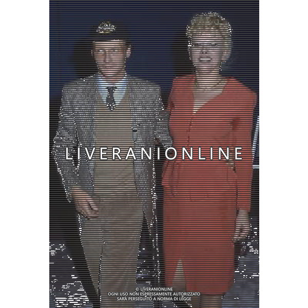 nella foto niki lauda e sandra milo 1982 ph archivio giovanni liverani/ag aldo liverani s.a.s.